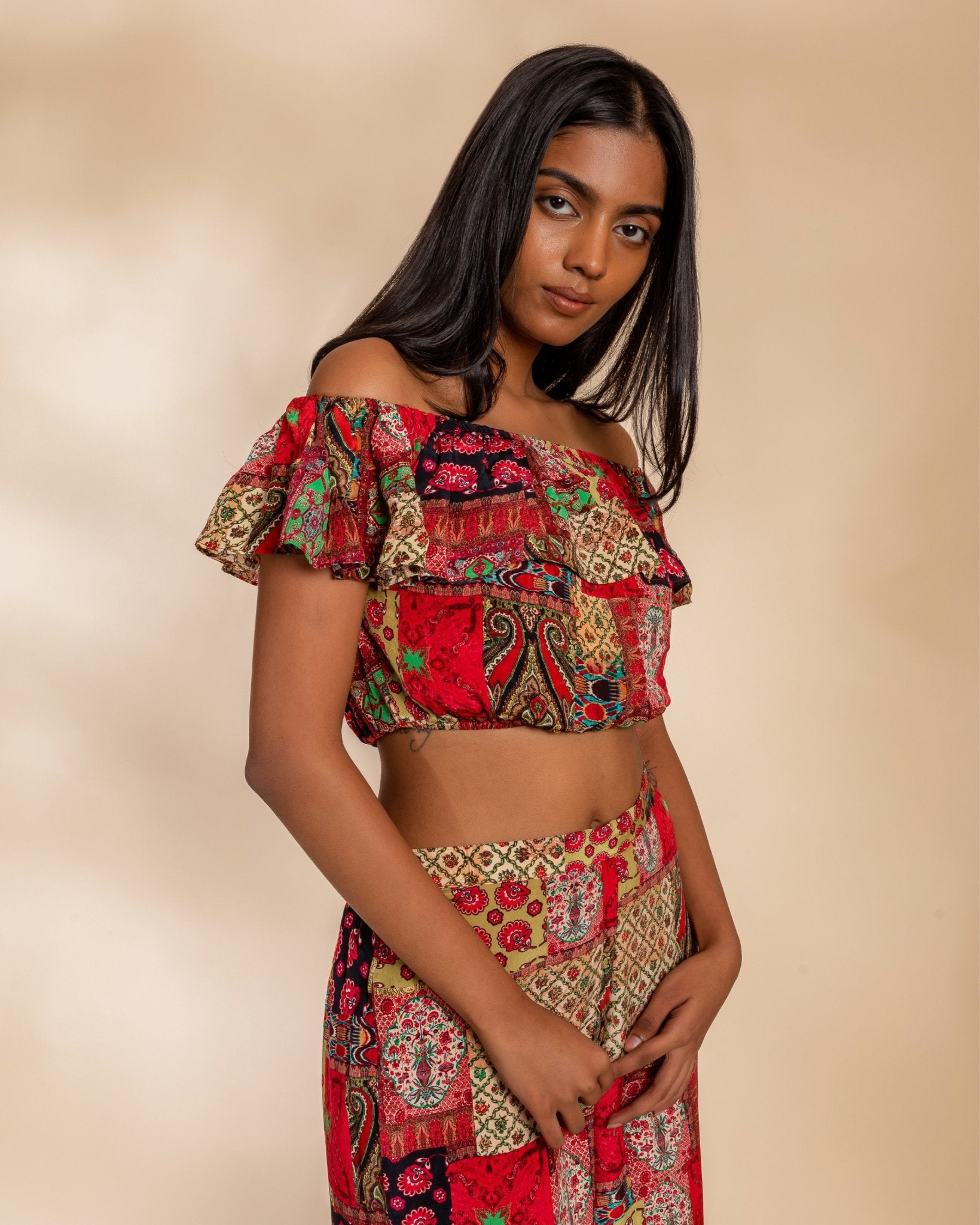 Crop top shop summer dress